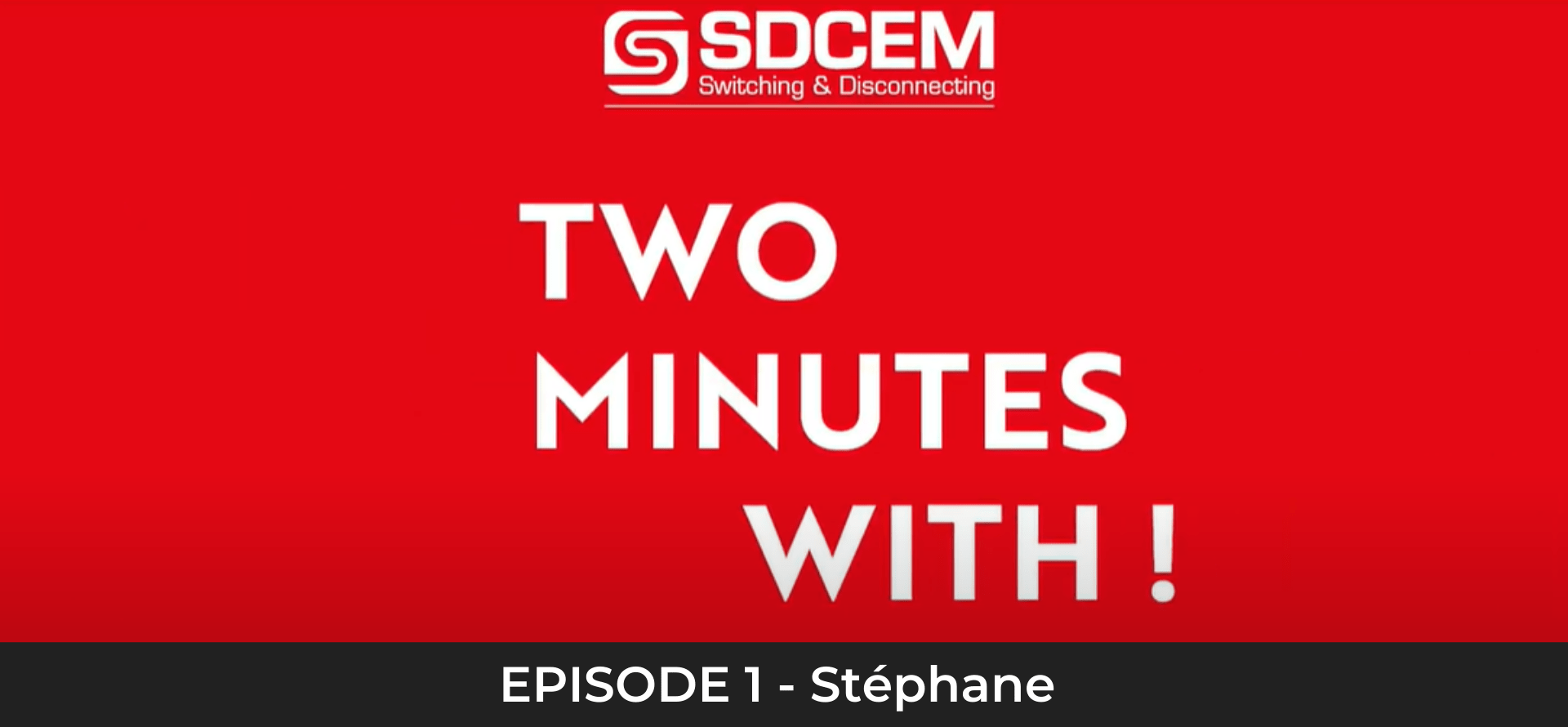 You are currently viewing Vidéo : Two minutes with ! Episode 1 – Interview de Stéphane